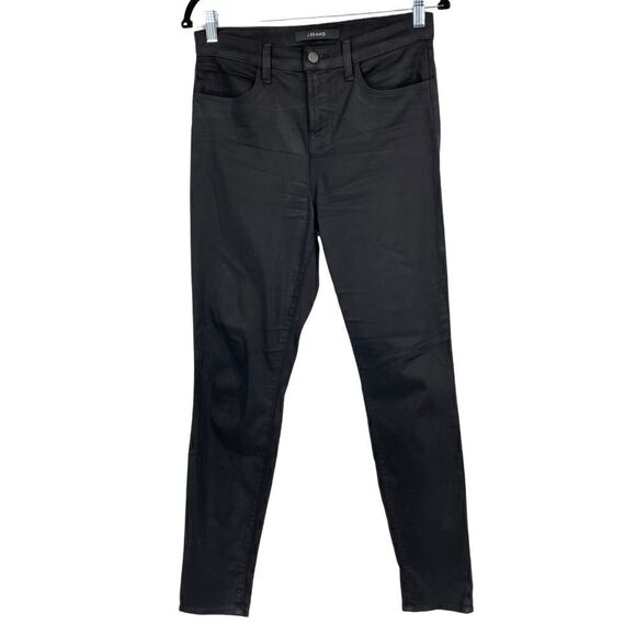 J Brand Black Maria High Rise Stretch Skinny Jeggings - Picture 1 of 5